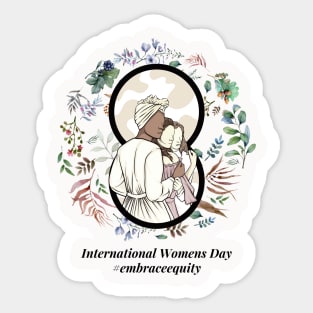 embrace equity international women's day 2023 Sticker